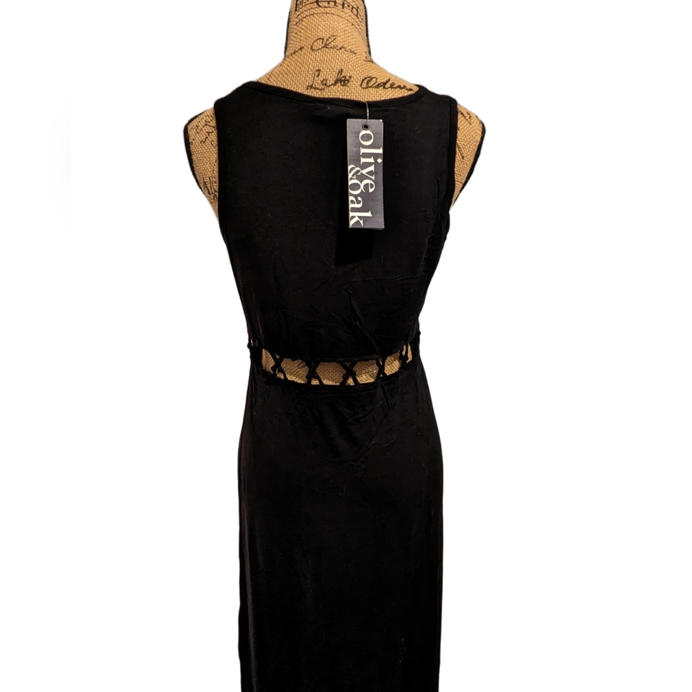 criss cross waist cut out maxi dress - Picture 3 of 3
